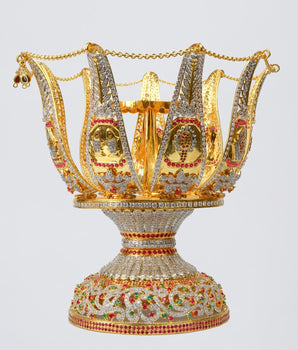 Silver Kamalji for Bhagwan